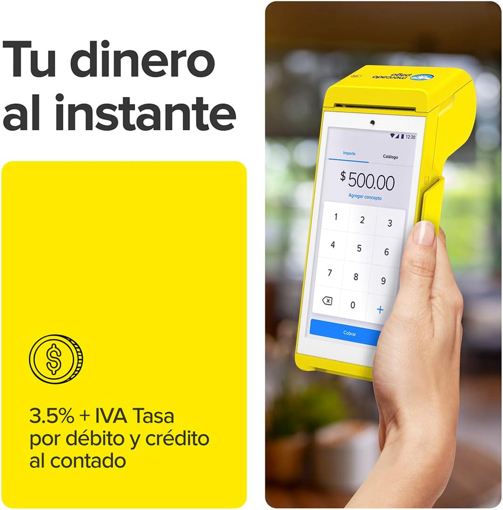 MERCADO PAGO POINT Smart 2, Terminal para Tarjetas con Internet Gratis