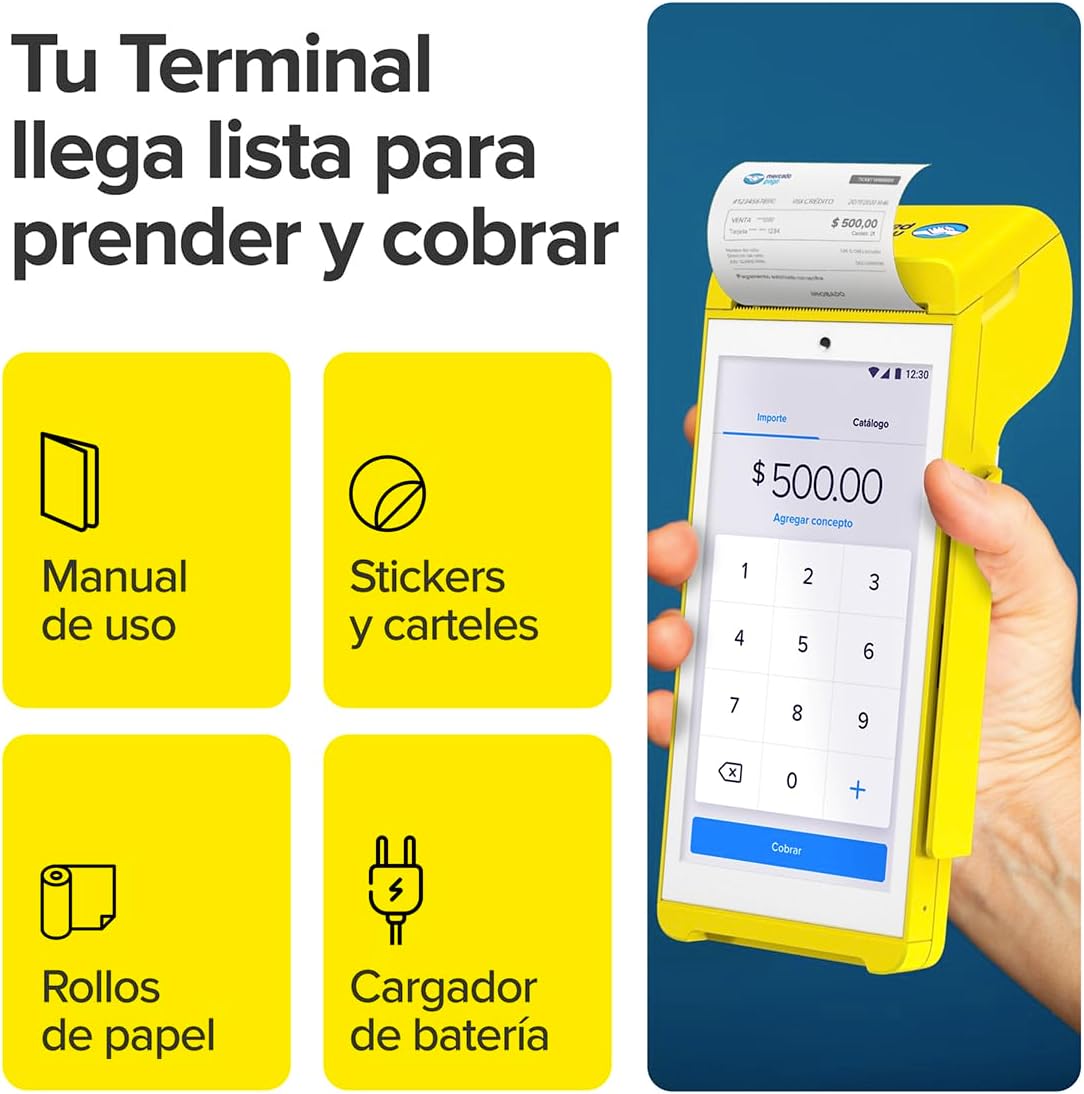 MERCADO PAGO POINT Smart 2, Terminal para Tarjetas con Internet Gratis