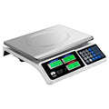Raganet, Báscula Comercial 40 Kg, Báscula Digital Recargable Pantalla Lcd Función Tara, Para Tienda o Negocio (34 x 33 x 10 cm)