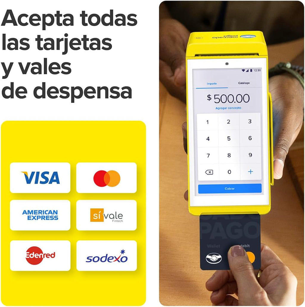MERCADO PAGO POINT Smart 2, Terminal para Tarjetas con Internet Gratis