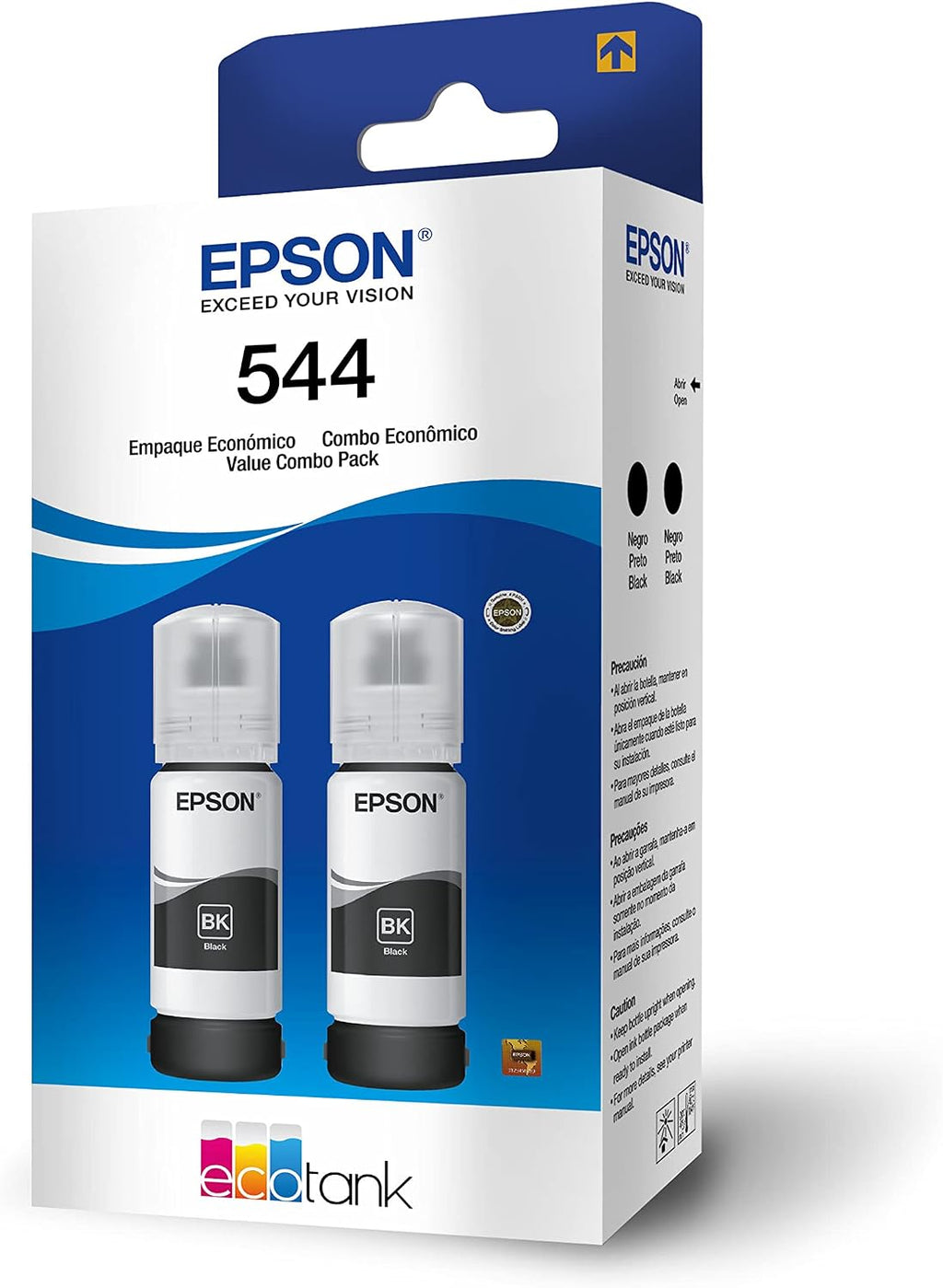 Epson Ecofit Botellas de Tinta Color Negro T544 2 Unidades
