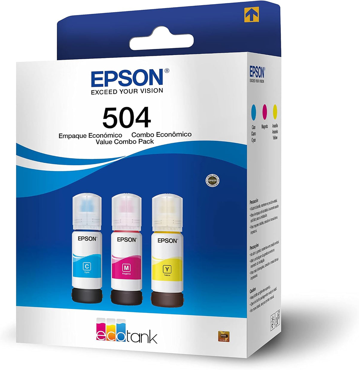Epson Ecofit Botellas de Tinta Cian-Mag-Ama T504 3 Unidades