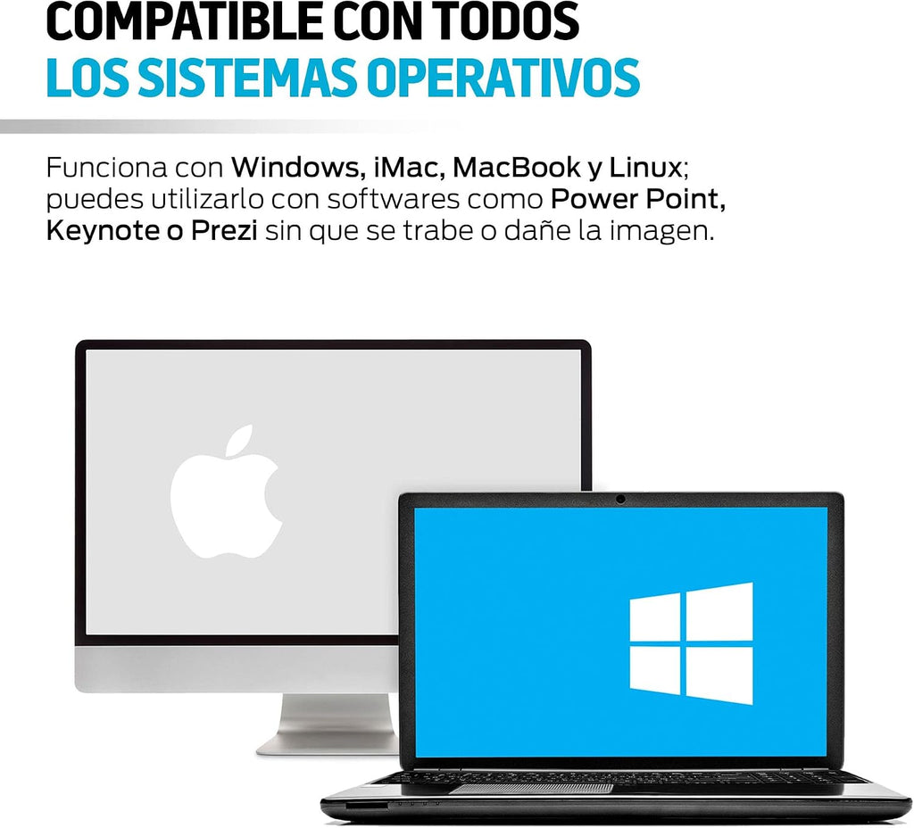Redlemon Apuntador Láser para Presentaciones Inalámbrico USB con Estuche